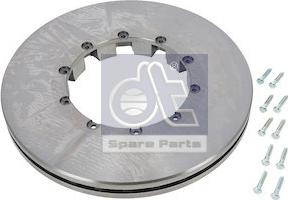 DT Spare Parts 5.21221SP2 - Гальмівний диск autocars.com.ua