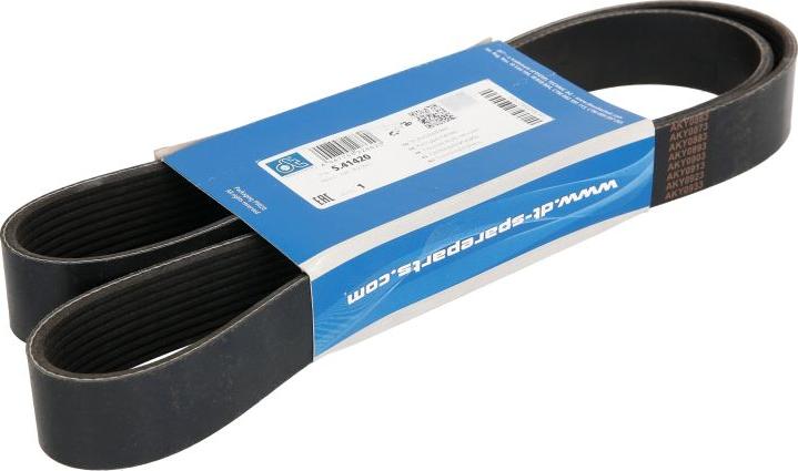 DT Spare Parts 5.41420 - Поликлиновой ремінь autocars.com.ua