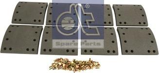 DT Spare Parts 5.92141 - Комплект тормозных башмаков, барабанные тормоза autodnr.net