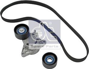 DT Spare Parts 6.31603 - Комплект клинового ременя autocars.com.ua