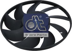 DT Spare Parts 6.35102 - Крыльчатка вентилятора, охлаждение двигателя autodnr.net
