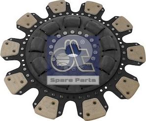 DT Spare Parts 6.40138 - Диск сцепления, фрикцион autodnr.net