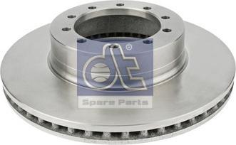 DT Spare Parts 6.61000 - Гальмівний диск autocars.com.ua