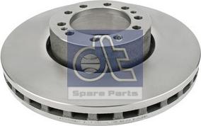 DT Spare Parts 6.61005 - Гальмівний диск autocars.com.ua