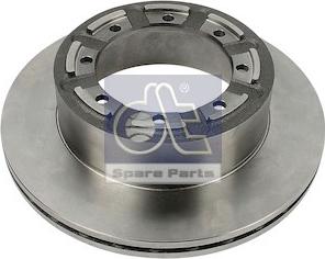 DT Spare Parts 6.61014 - Гальмівний диск autocars.com.ua