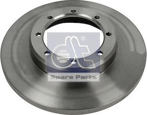 DT Spare Parts 6.61036 - Гальмівний диск autocars.com.ua