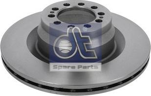 DT Spare Parts 6.61042 - Гальмівний диск autocars.com.ua