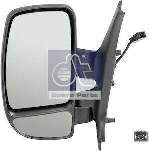 DT Spare Parts 6.75209 - Зовнішнє дзеркало, кабіна водія autocars.com.ua