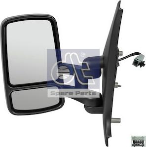 DT Spare Parts 6.75213 - Зовнішнє дзеркало, кабіна водія autocars.com.ua