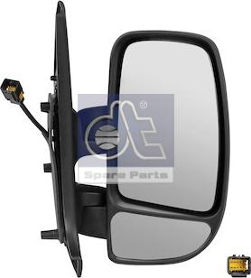 DT Spare Parts 6.75221 - Зовнішнє дзеркало, кабіна водія autocars.com.ua