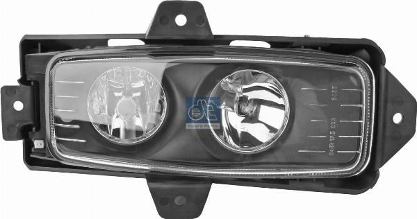 DT Spare Parts 6.84105 - Противотуманная фара autocars.com.ua