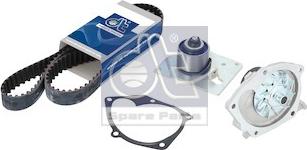 DT Spare Parts 6.91270 - Водяний насос + комплект зубчатого ременя autocars.com.ua