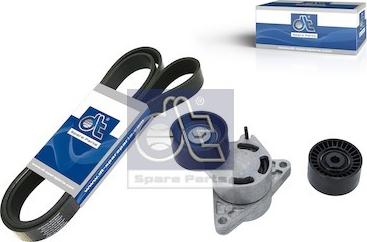 DT Spare Parts 6.92411 - Поликлиновий ремінний комплект autocars.com.ua