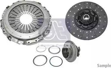 DT Spare Parts 6.93026 - Комплект зчеплення autocars.com.ua