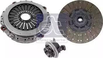 DT Spare Parts 6.93028 - Комплект зчеплення autocars.com.ua