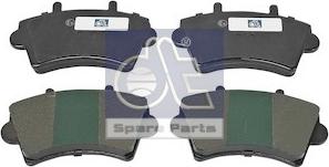 DT Spare Parts 6.95120 - Тормозные колодки, дисковые, комплект avtokuzovplus.com.ua