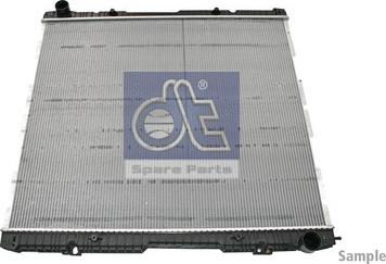 DT Spare Parts 7.21019 - Радиатор, охлаждение двигателя avtokuzovplus.com.ua