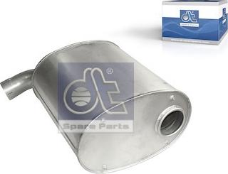 DT Spare Parts 7.22005 - Середній / кінцевий глушник ОГ autocars.com.ua