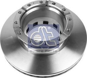 DT Spare Parts 7.36004 - Гальмівний диск autocars.com.ua