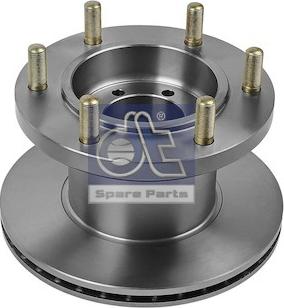 DT Spare Parts 7.36017 - Гальмівний диск autocars.com.ua