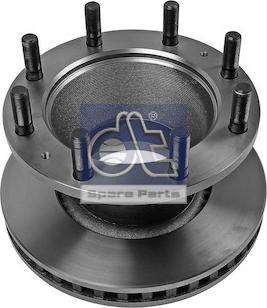 DT Spare Parts 7.36021 - Гальмівний диск autocars.com.ua