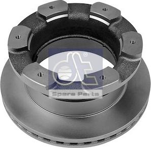 DT Spare Parts 7.36040 - Гальмівний диск autocars.com.ua