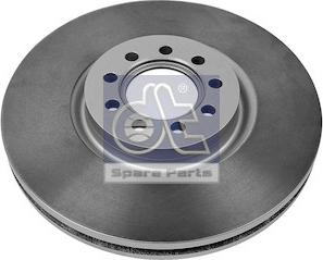 DT Spare Parts 7.36044 - Гальмівний диск autocars.com.ua