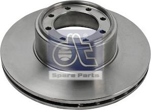 DT Spare Parts 7.36045 - Гальмівний диск autocars.com.ua