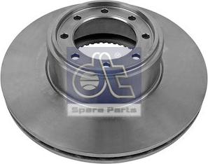 DT Spare Parts 7.36049 - Гальмівний диск autocars.com.ua
