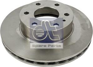 DT Spare Parts 7.36081 - Гальмівний диск autocars.com.ua