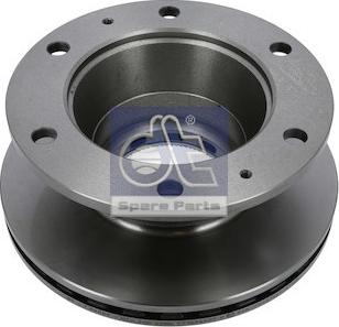 DT Spare Parts 7.36083 - Гальмівний диск autocars.com.ua