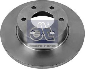 DT Spare Parts 7.36126 - Гальмівний диск autocars.com.ua