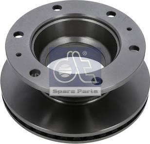 DT Spare Parts 7.36127 - Гальмівний диск autocars.com.ua