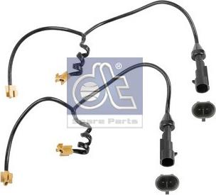 DT Spare Parts 7.36205 - Сигналізатор, знос гальмівних колодок autocars.com.ua