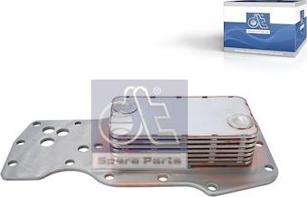 DT Spare Parts 7.59300 - Масляний радіатор, рухове масло autocars.com.ua