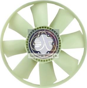 DT Spare Parts 7.60705 - Крыльчатка вентилятора, охлаждение двигателя autodnr.net