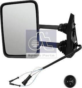 DT Spare Parts 7.73094 - Зовнішнє дзеркало, кабіна водія autocars.com.ua