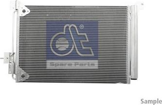 DT Spare Parts 7.74021 - Конденсатор, кондиціонер autocars.com.ua