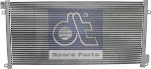 DT Spare Parts 7.74027 - Конденсатор, кондиціонер autocars.com.ua