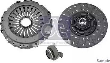 DT Spare Parts 7.90507 - Комплект зчеплення autocars.com.ua