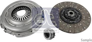 DT Spare Parts 7.90527 - Комплект сцепления avtokuzovplus.com.ua