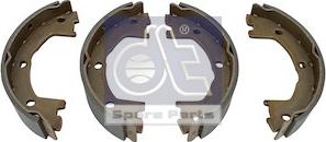 DT Spare Parts 7.92407 - Комплект гальм, барабанний механізм autocars.com.ua
