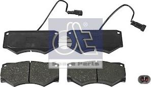 DT Spare Parts 7.92623 - Гальмівні колодки, дискові гальма autocars.com.ua