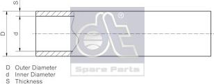DT Spare Parts 9.84011 - Трубопровод avtokuzovplus.com.ua
