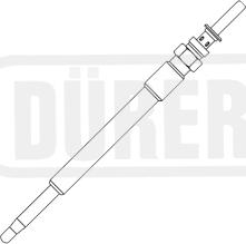 Dürer DG12134 - Свічка розжарювання autocars.com.ua