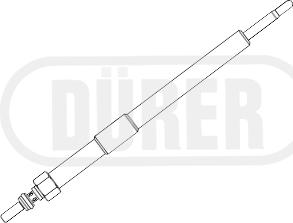 Dürer DG62164 - Свічка розжарювання autocars.com.ua