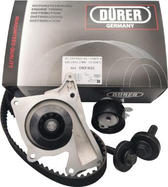 DÜRER DKPA05 - Водяний насос + комплект зубчатого ременя autocars.com.ua