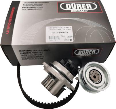 DÜRER DKPA35 - Водяний насос + комплект зубчатого ременя autocars.com.ua