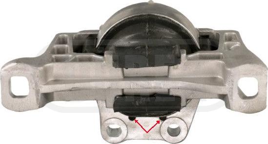 DÜRER SM4090 - Подушка, підвіска двигуна autocars.com.ua