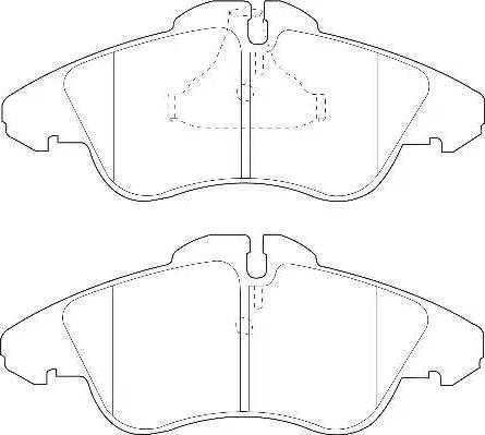 Duron DBP221038 - Тормозные колодки, дисковые, комплект autodnr.net